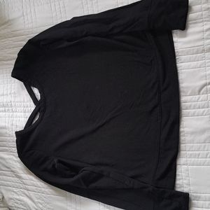 Old Navy Active Black Cross Back Pullover Top, medium